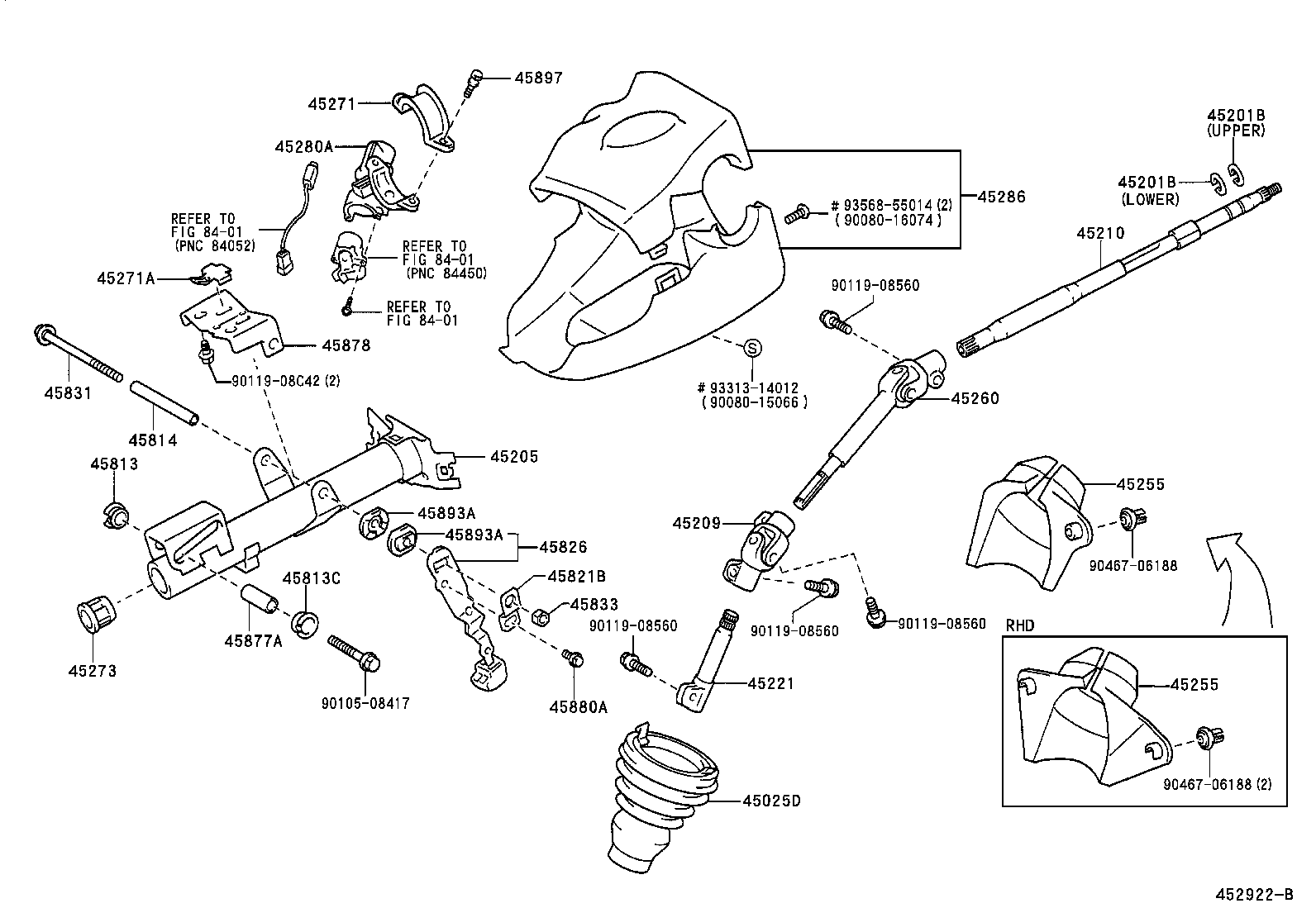  YARIS |  STEERING COLUMN SHAFT