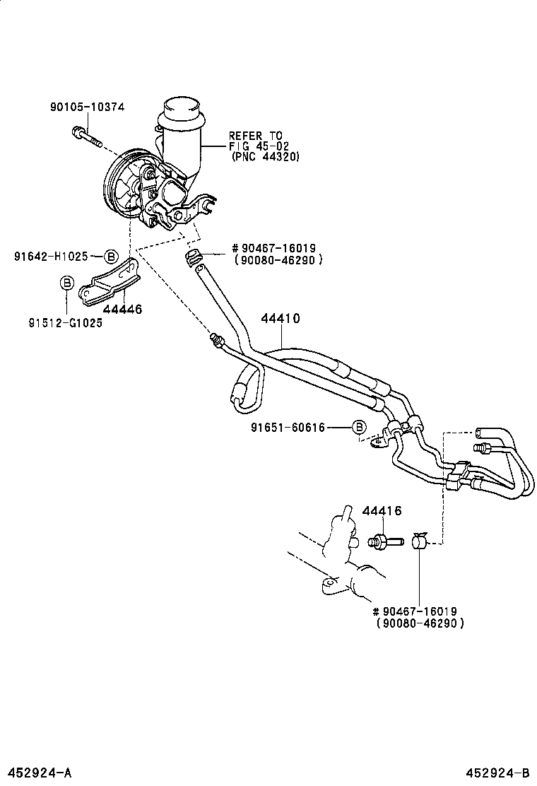  YARIS |  POWER STEERING TUBE