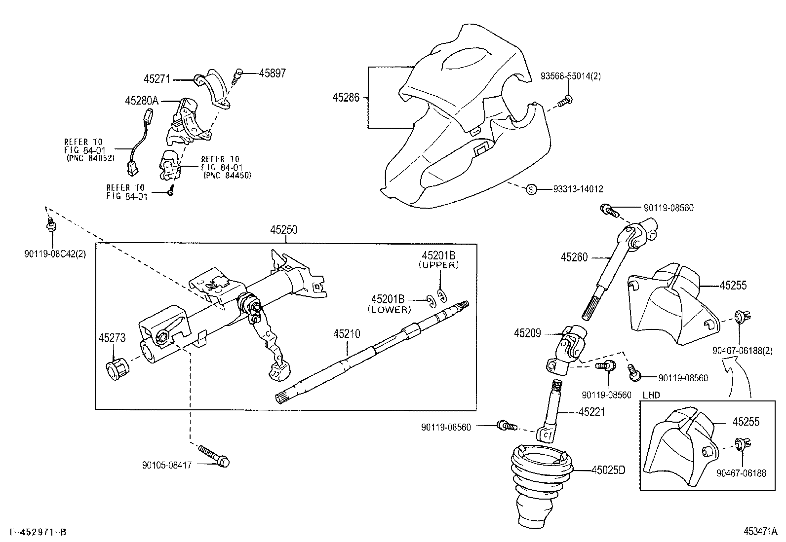  YARIS |  STEERING COLUMN SHAFT