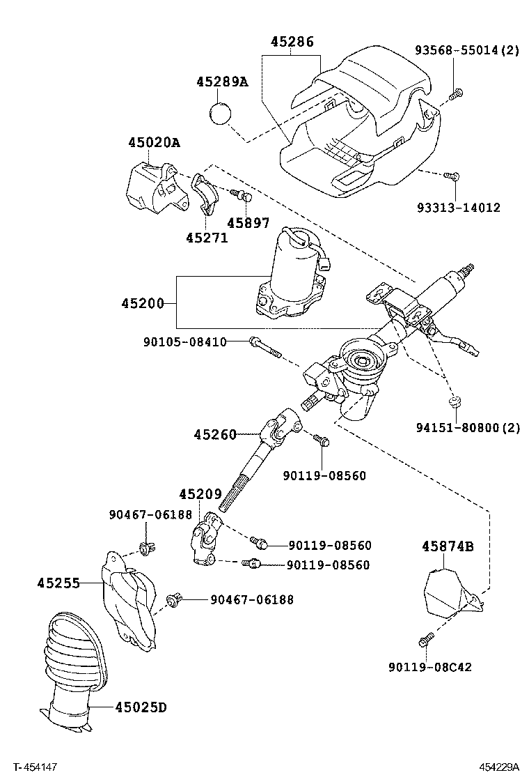  YARIS JPP |  STEERING COLUMN SHAFT