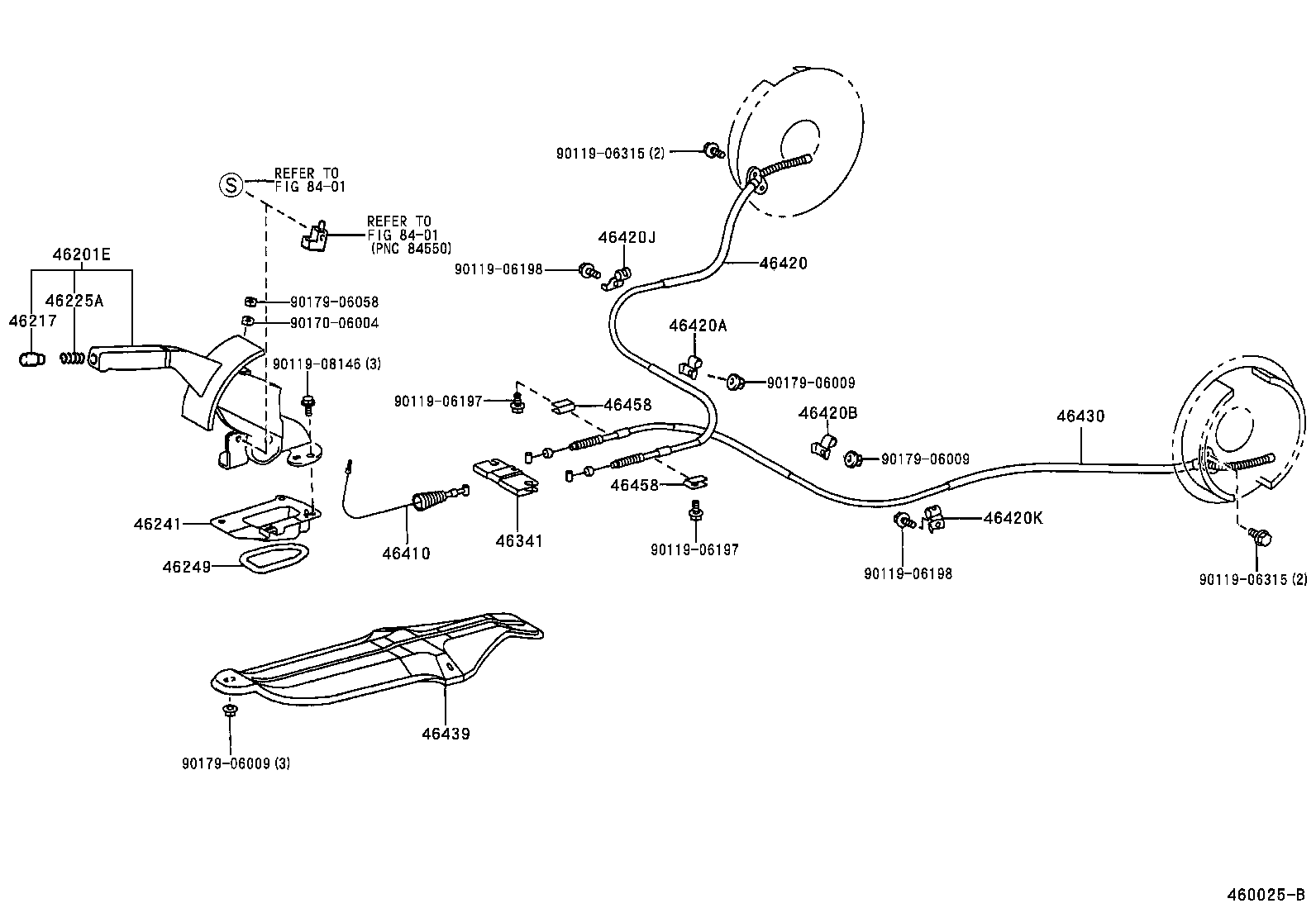  CAMRY |  PARKING BRAKE CABLE