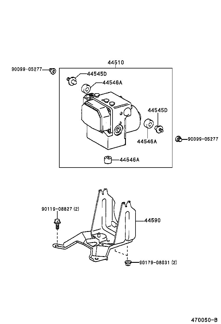  CAMRY |  BRAKE TUBE CLAMP