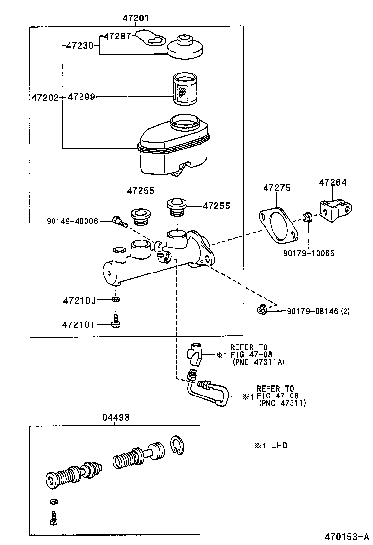  CAMRY |  BRAKE MASTER CYLINDER