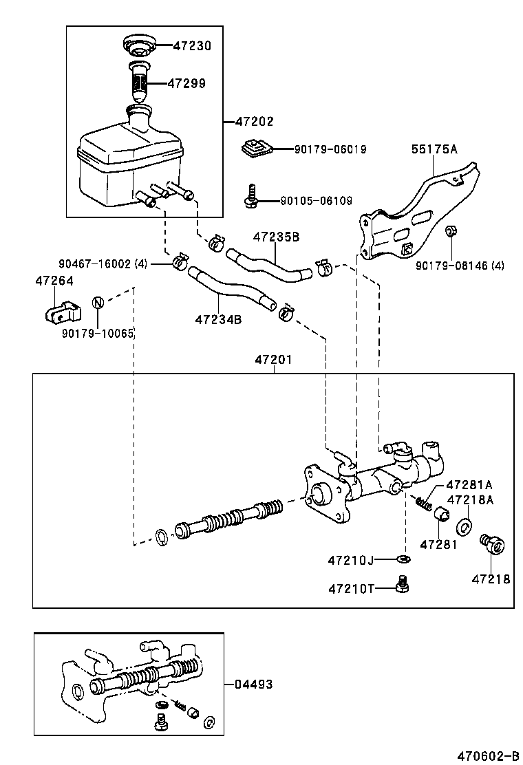 1978 toyota corolla brake master cylinder #3