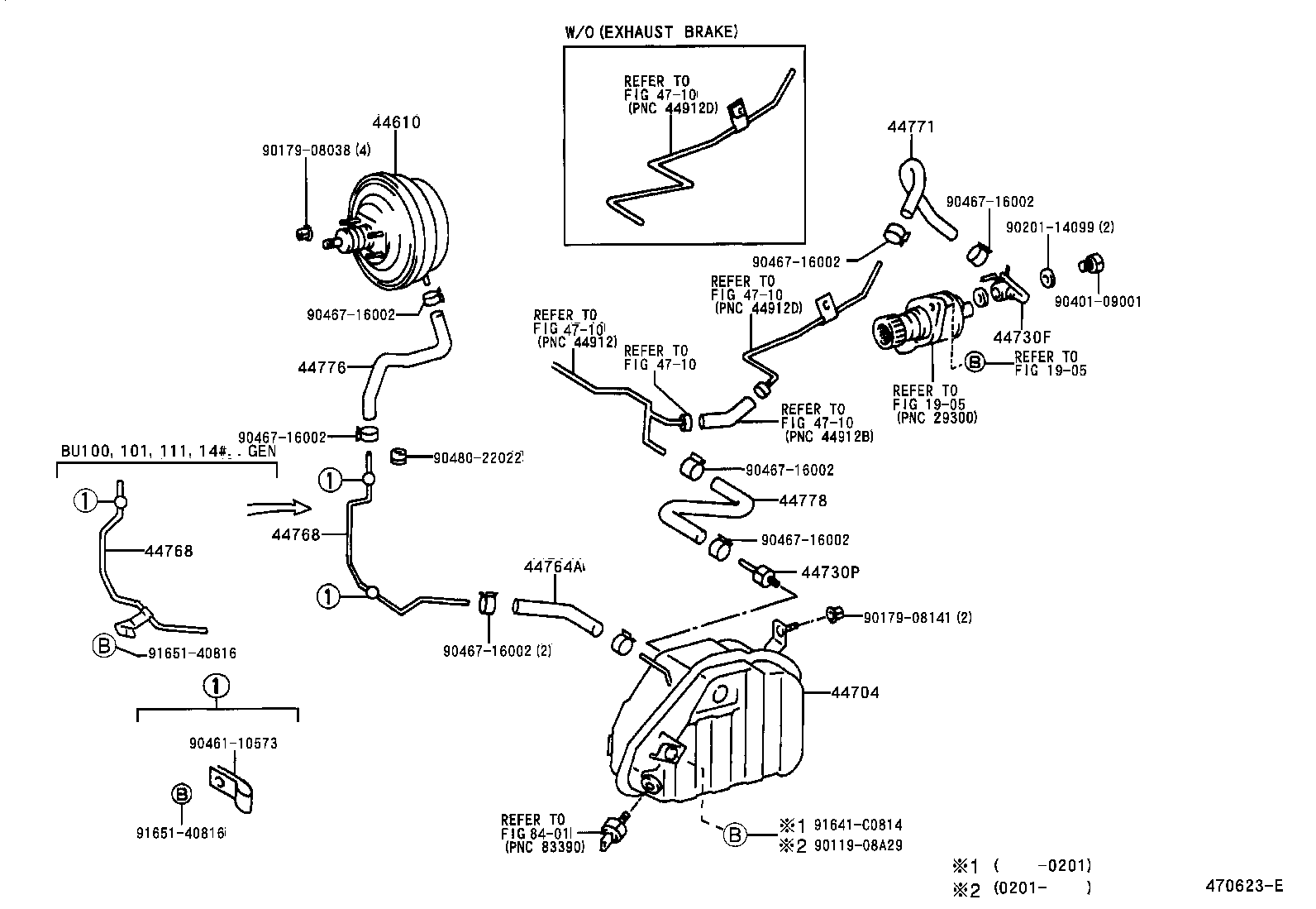  DYNA 200 |  BRAKE BOOSTER VACUUM TUBE