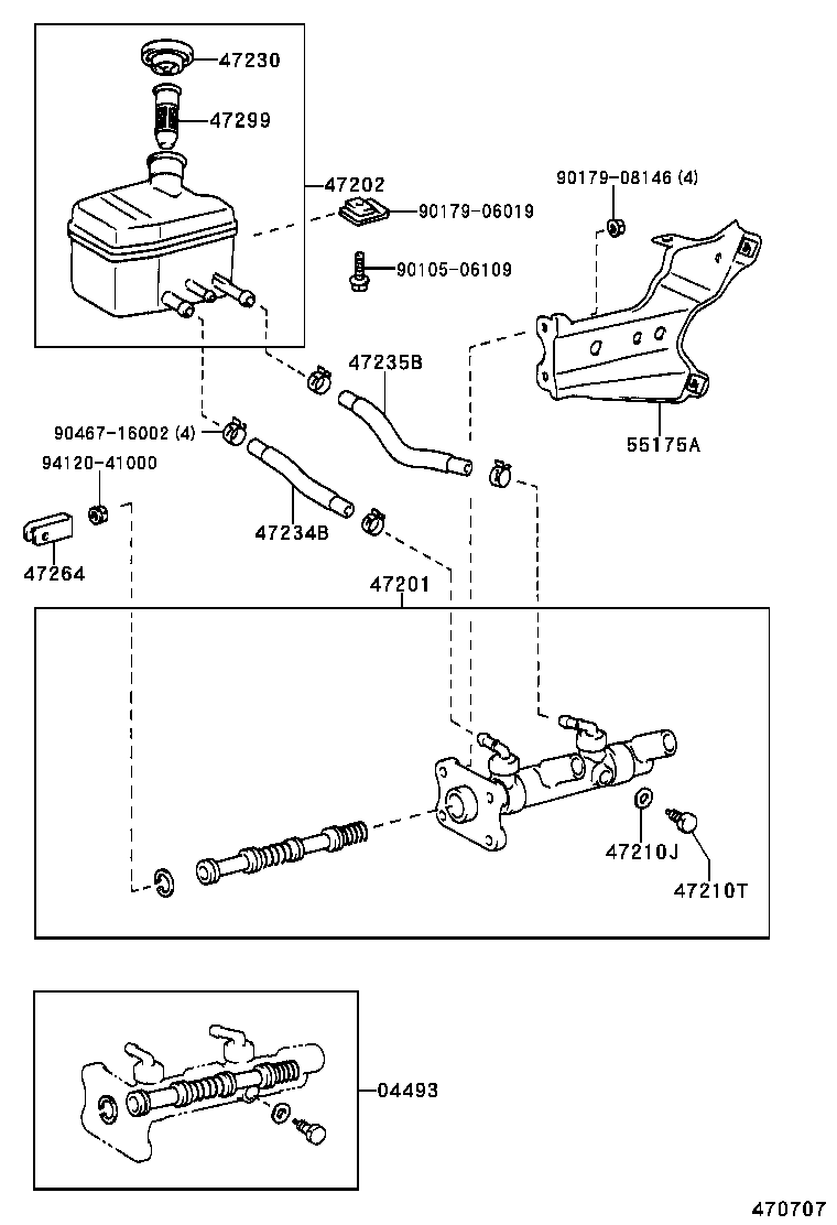  DYNA 100 |  BRAKE MASTER CYLINDER