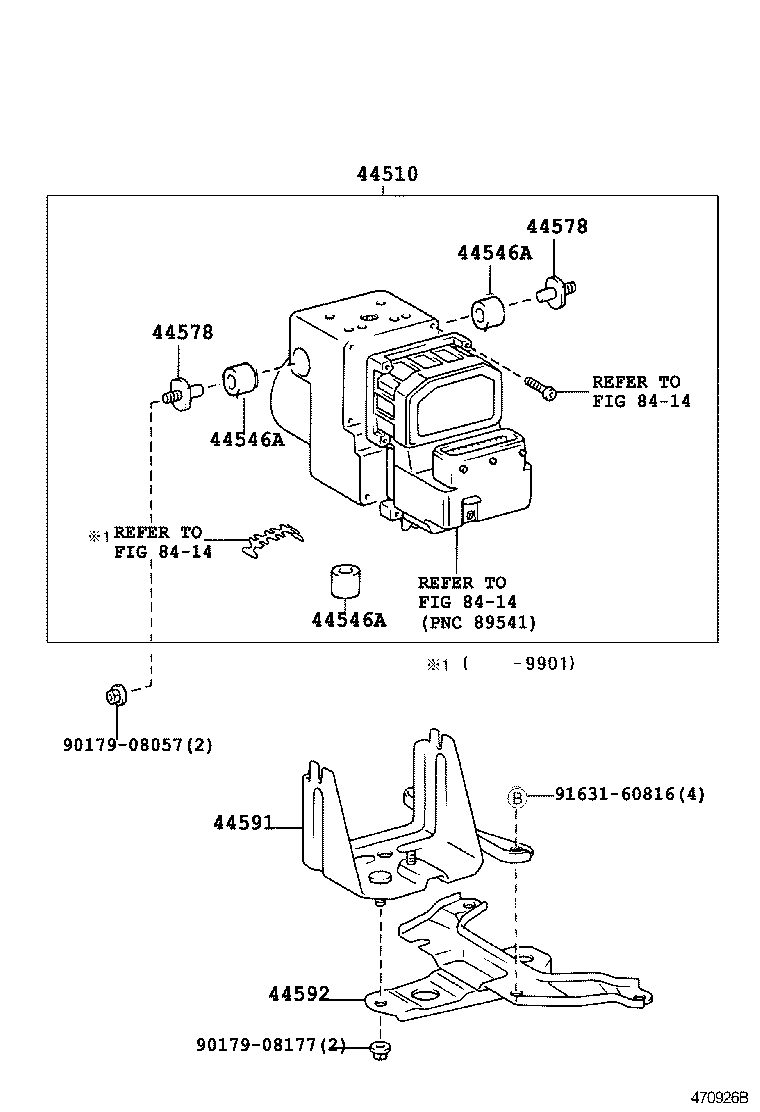  AVENSIS |  BRAKE TUBE CLAMP