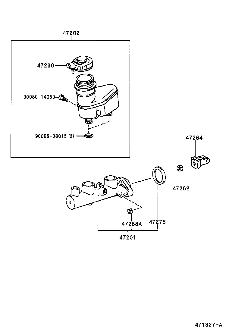  COROLLA |  BRAKE MASTER CYLINDER