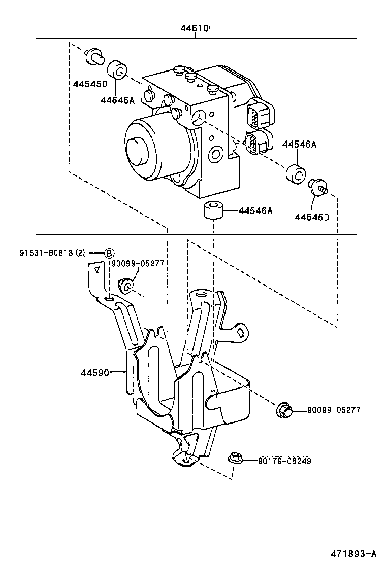  MR2 |  BRAKE TUBE CLAMP