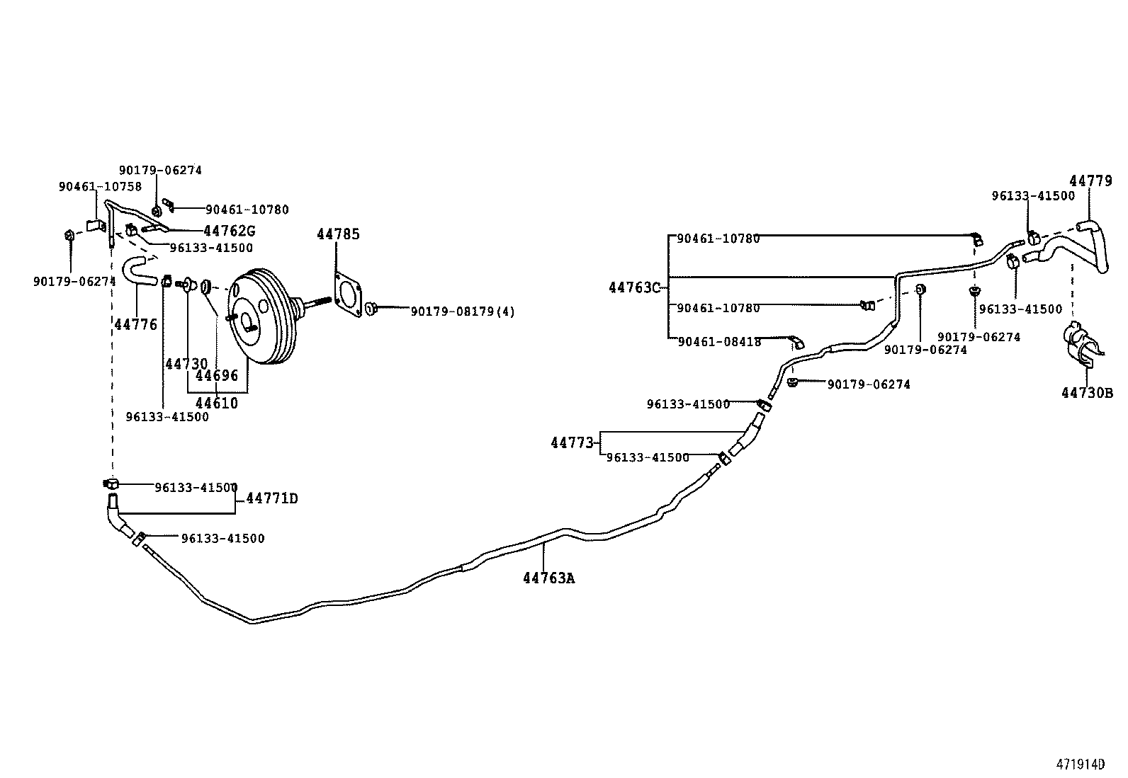  MR2 |  BRAKE BOOSTER VACUUM TUBE