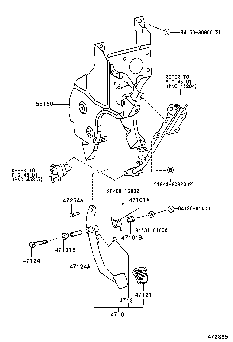  DYNA |  BRAKE PEDAL BRACKET