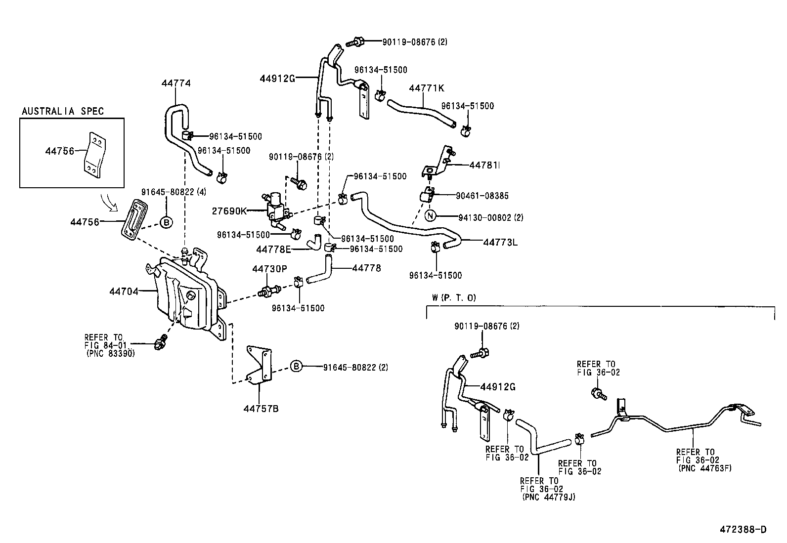  DYNA |  BRAKE BOOSTER VACUUM TUBE