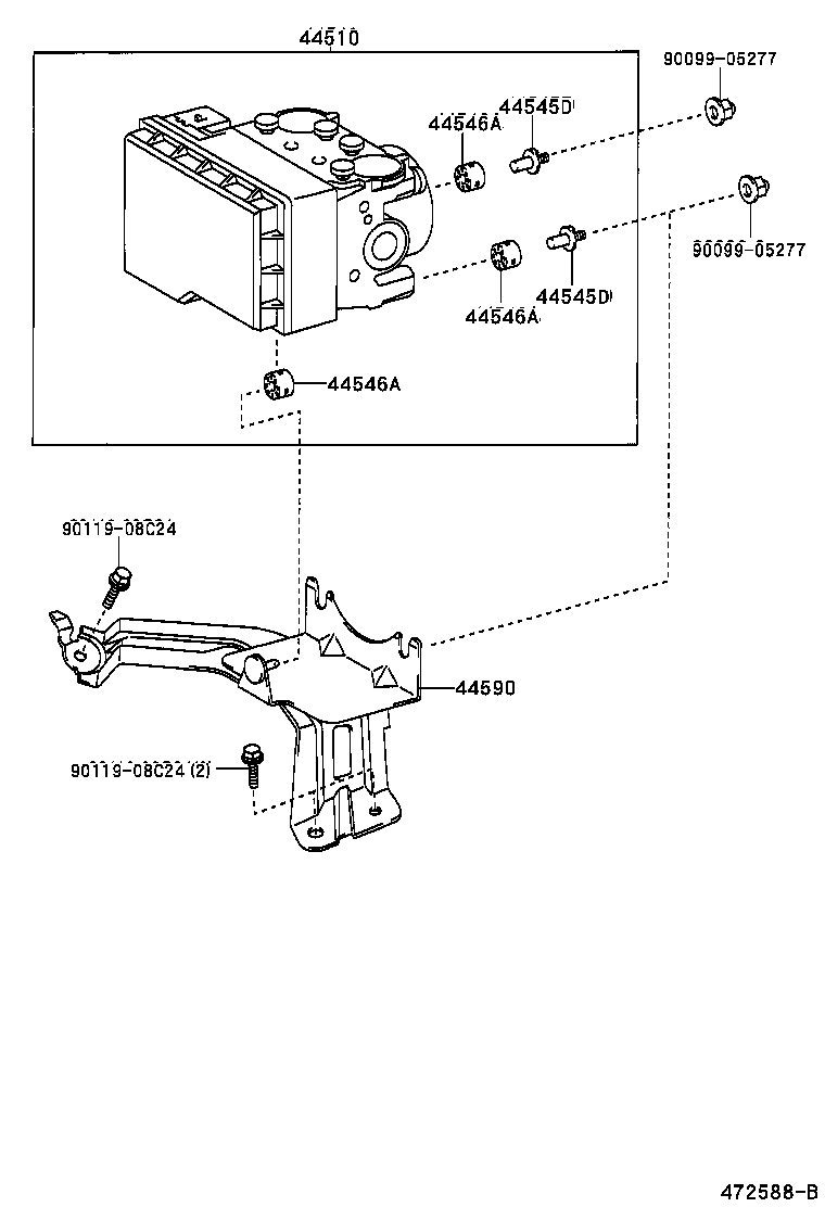  CAMRY |  BRAKE TUBE CLAMP