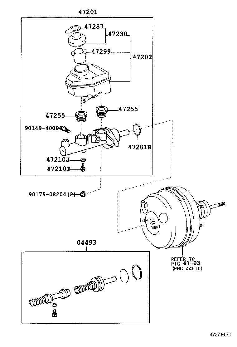  CAMRY |  BRAKE MASTER CYLINDER