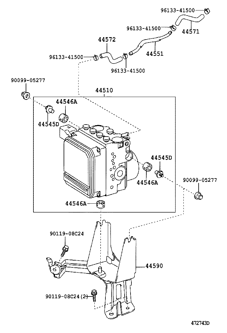  CAMRY |  BRAKE TUBE CLAMP