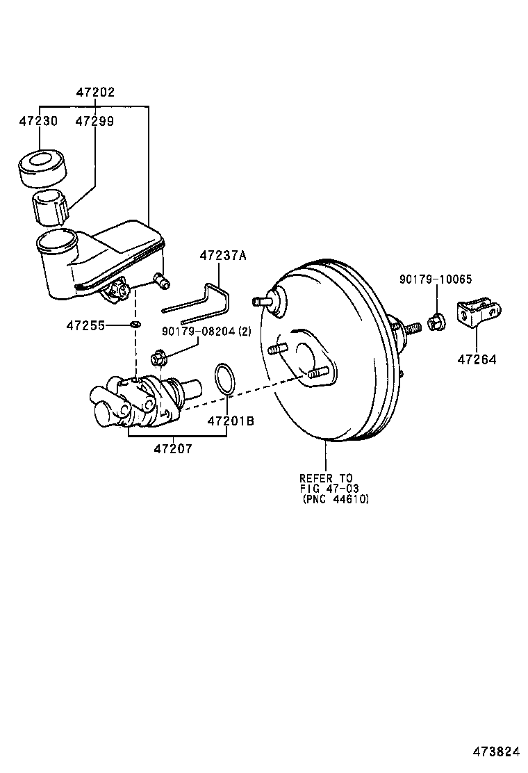 YARIS |  BRAKE MASTER CYLINDER