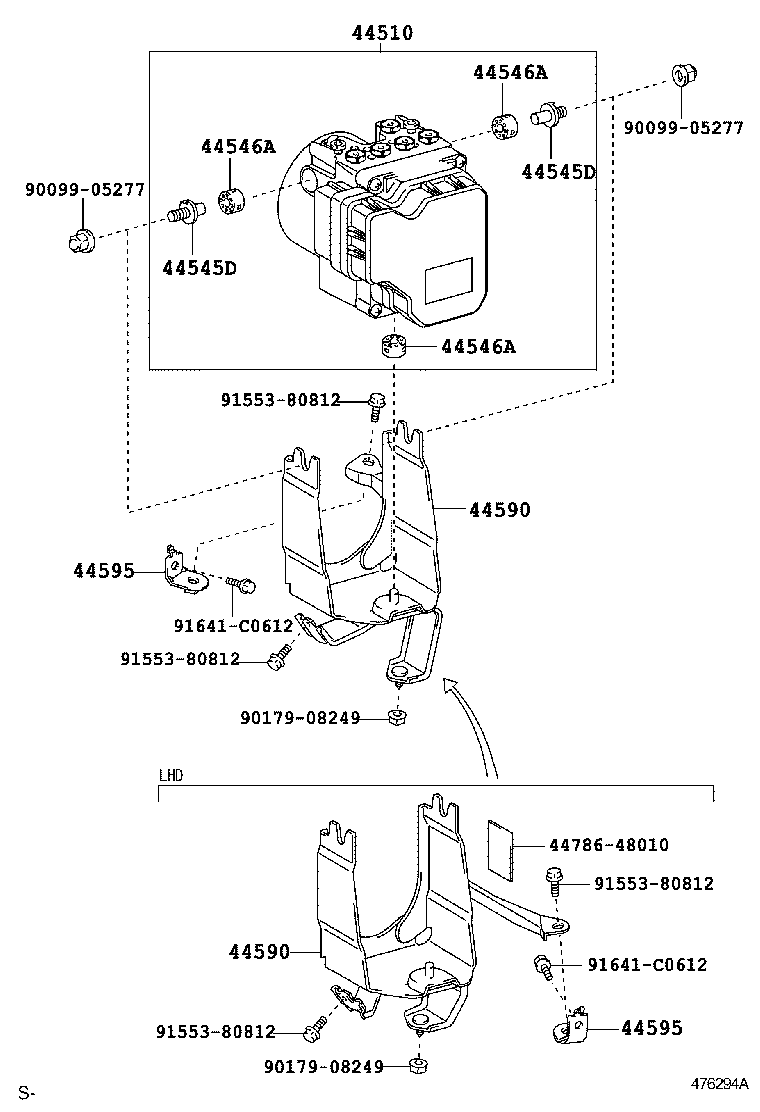  IS F |  BRAKE TUBE CLAMP