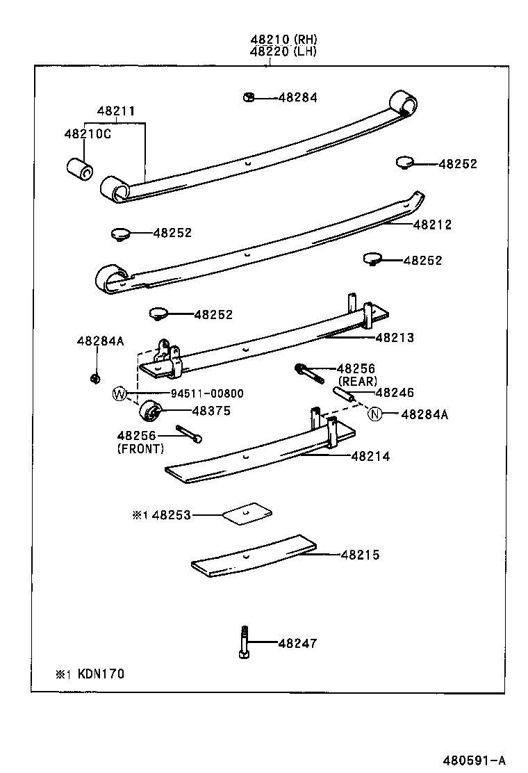  HILUX |  REAR SPRING SHOCK ABSORBER