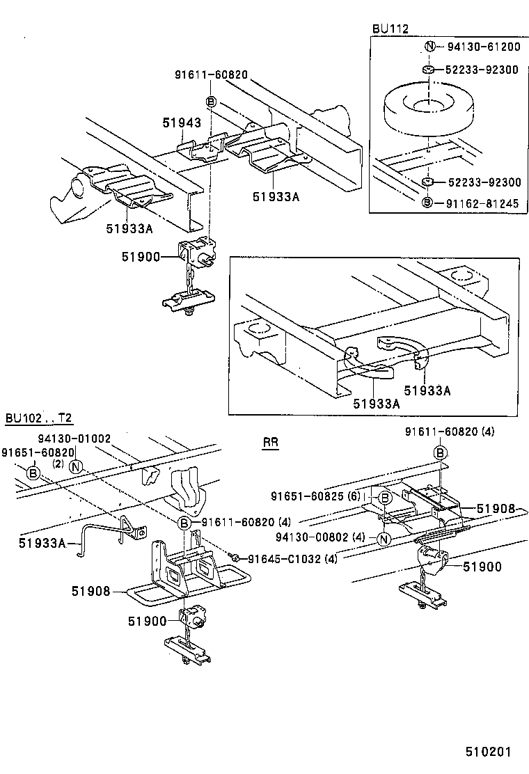  DYNA 200 |  SPARE WHEEL CARRIER