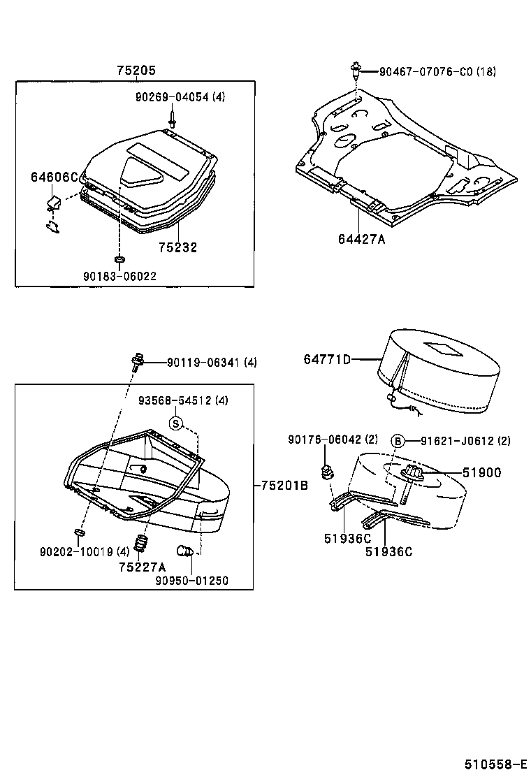  MR2 |  SPARE WHEEL CARRIER