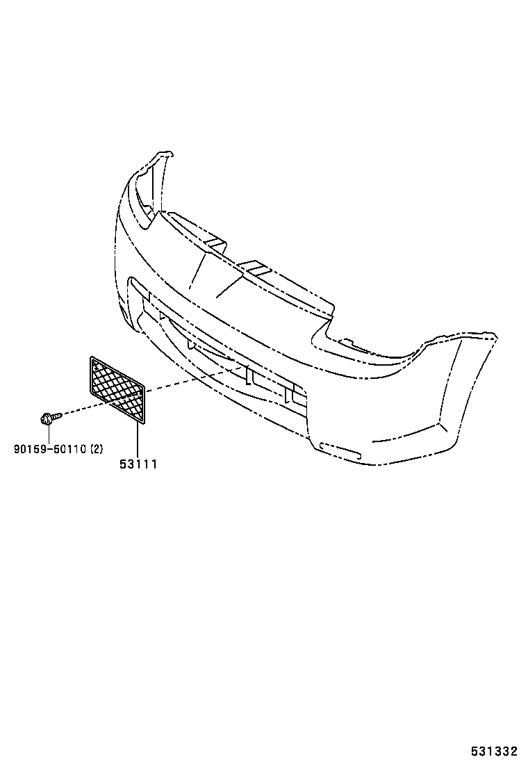  MR2 |  RADIATOR GRILLE