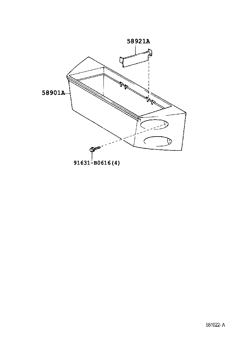  LAND CRUISER 70 |  CONSOLE BOX BRACKET