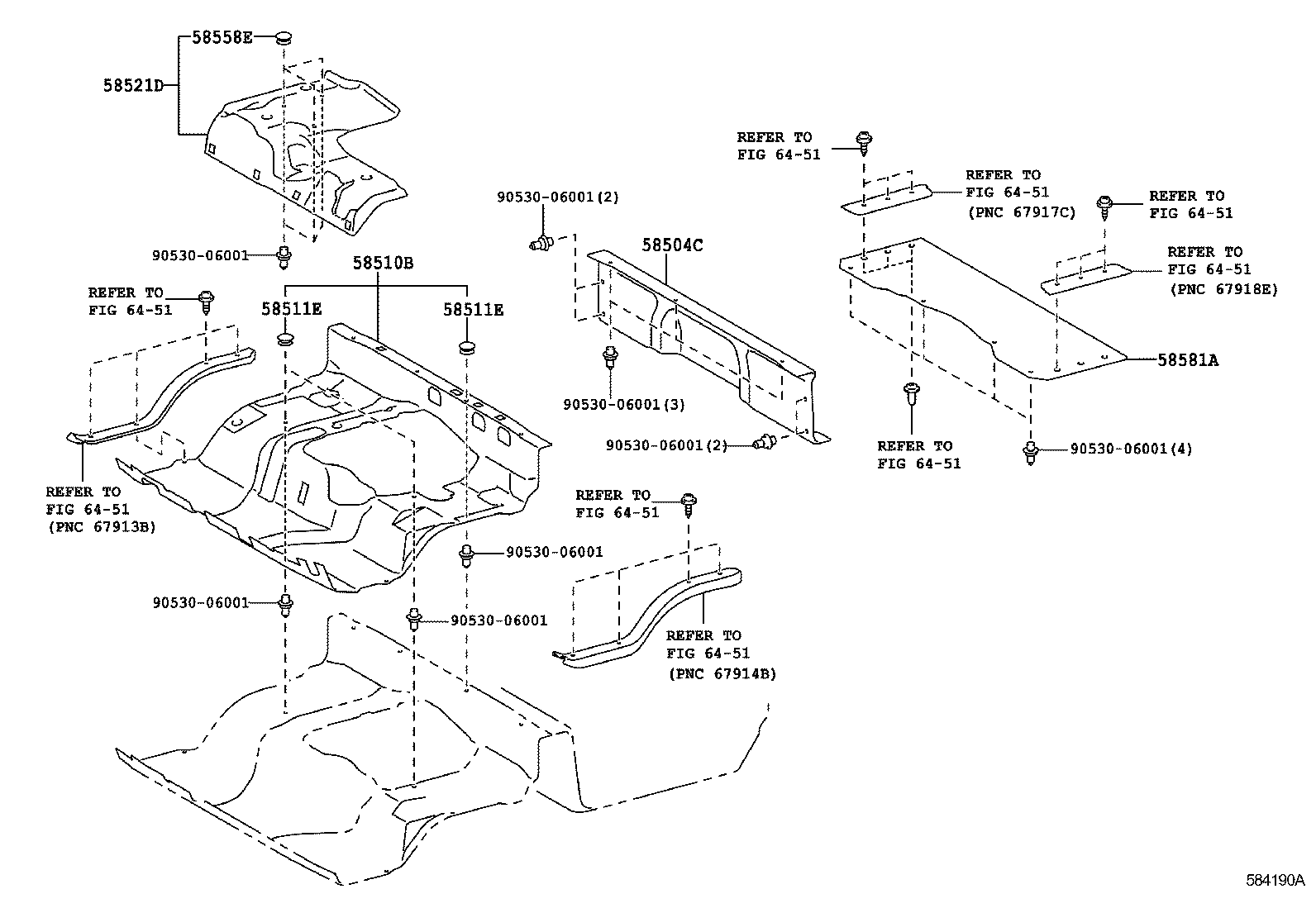  DYNA |  FLOOR MAT SILENCER PAD