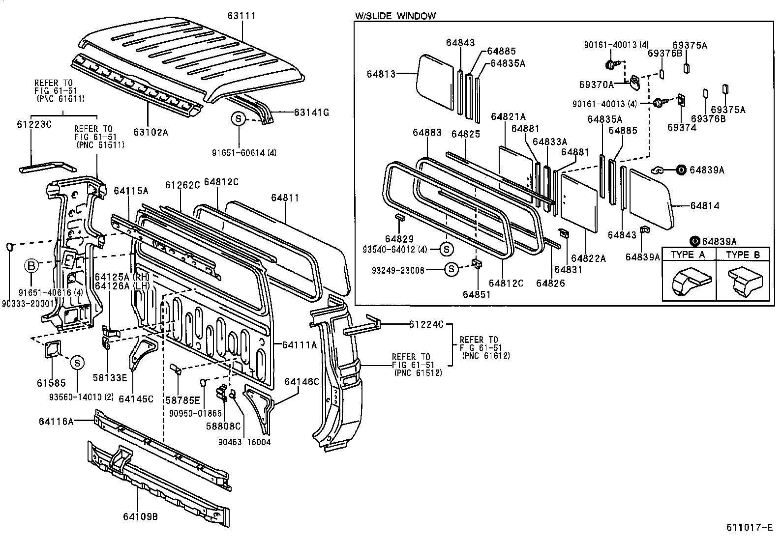  LAND CRUISER 70 |  ROOF PANEL BACK PANEL