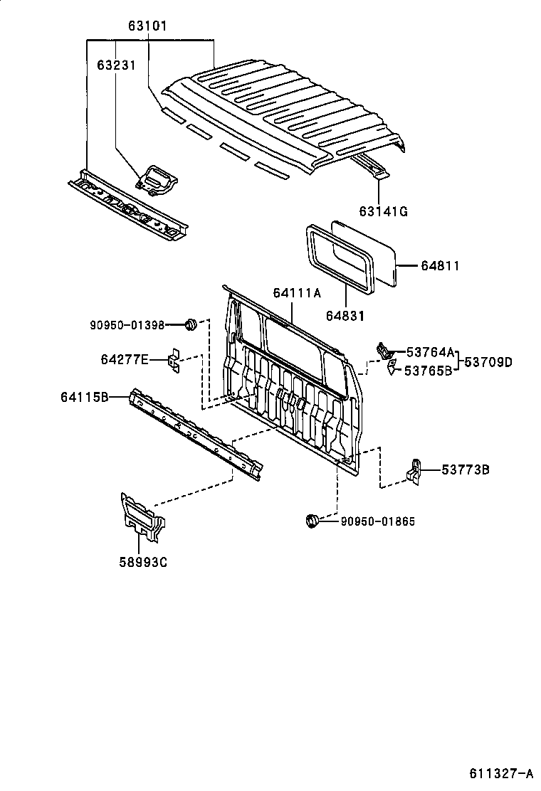  DYNA |  ROOF PANEL BACK PANEL