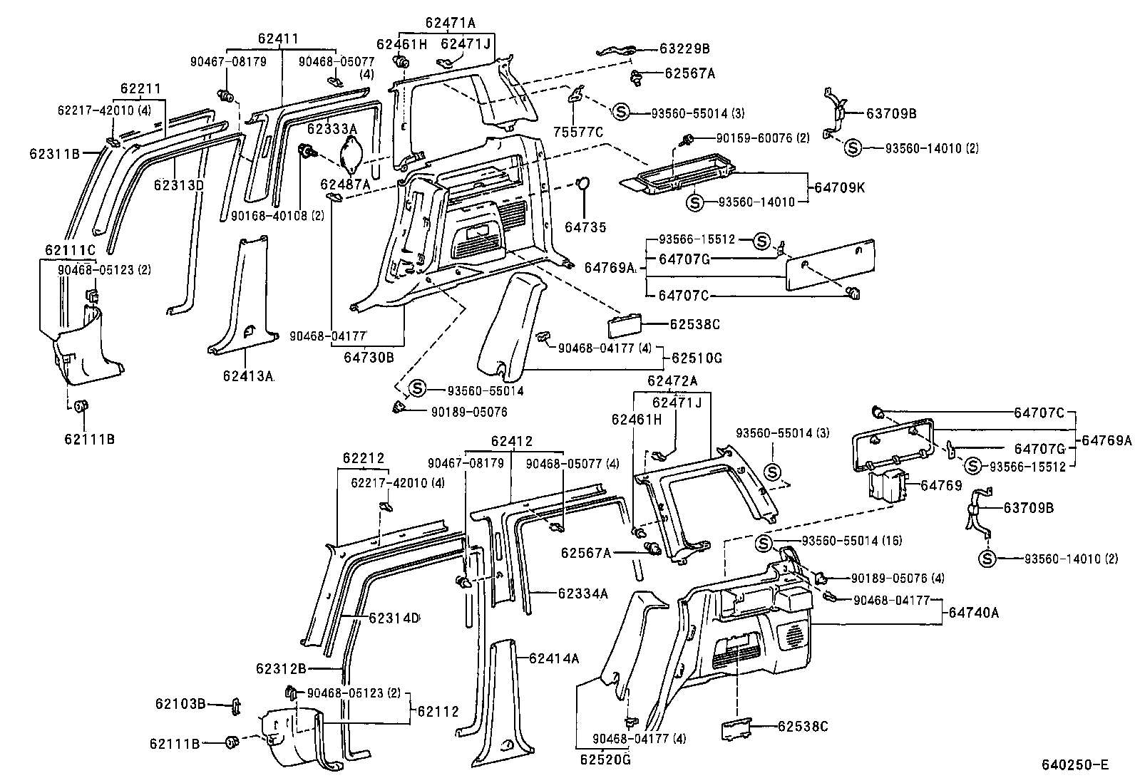  RAV4 |  INSIDE TRIM BOARD