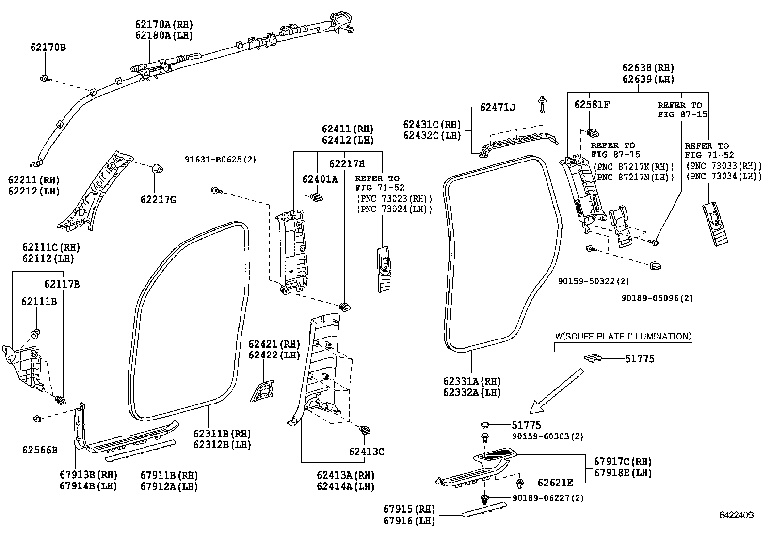  LX570 |  INSIDE TRIM BOARD