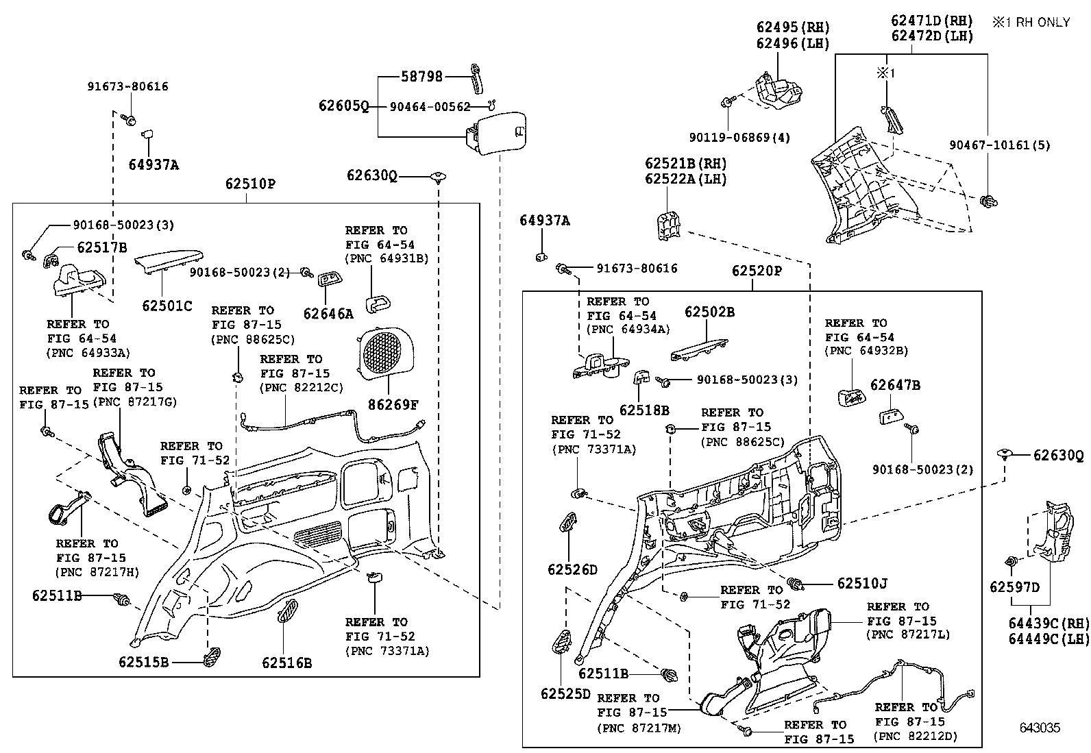  LX570 |  INSIDE TRIM BOARD