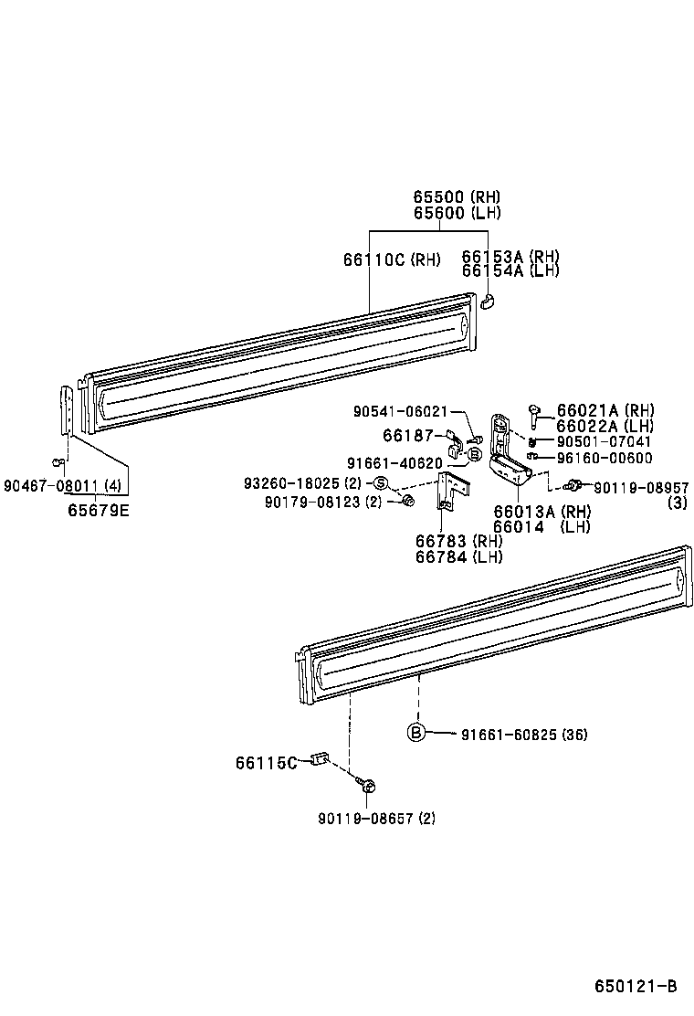  DYNA 100 |  REAR BODY SIDE PANEL