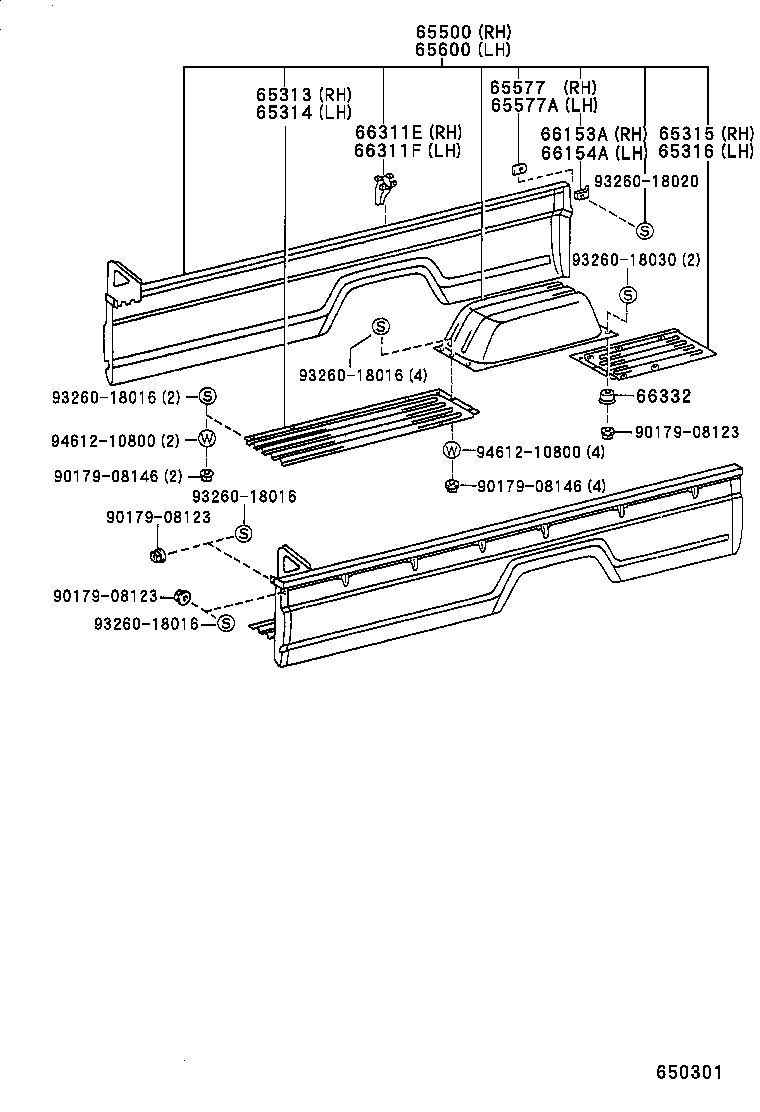  DYNA 100 |  REAR BODY SIDE PANEL