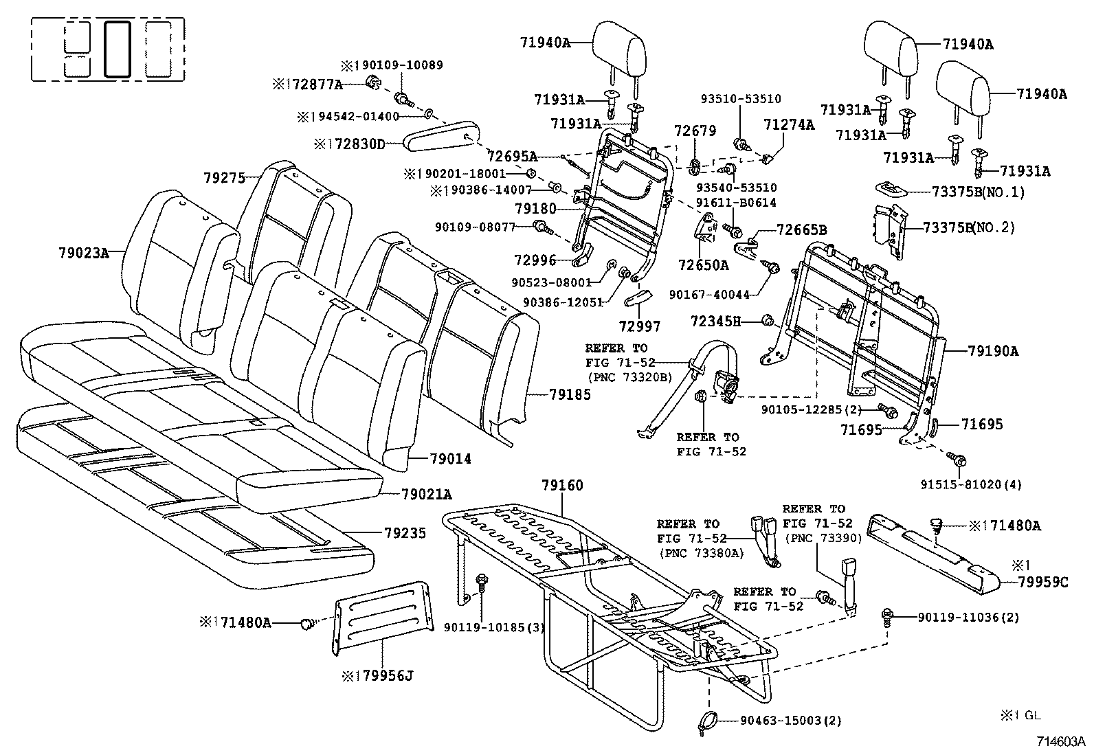  HIACE HIACE S B V |  SEAT SEAT TRACK