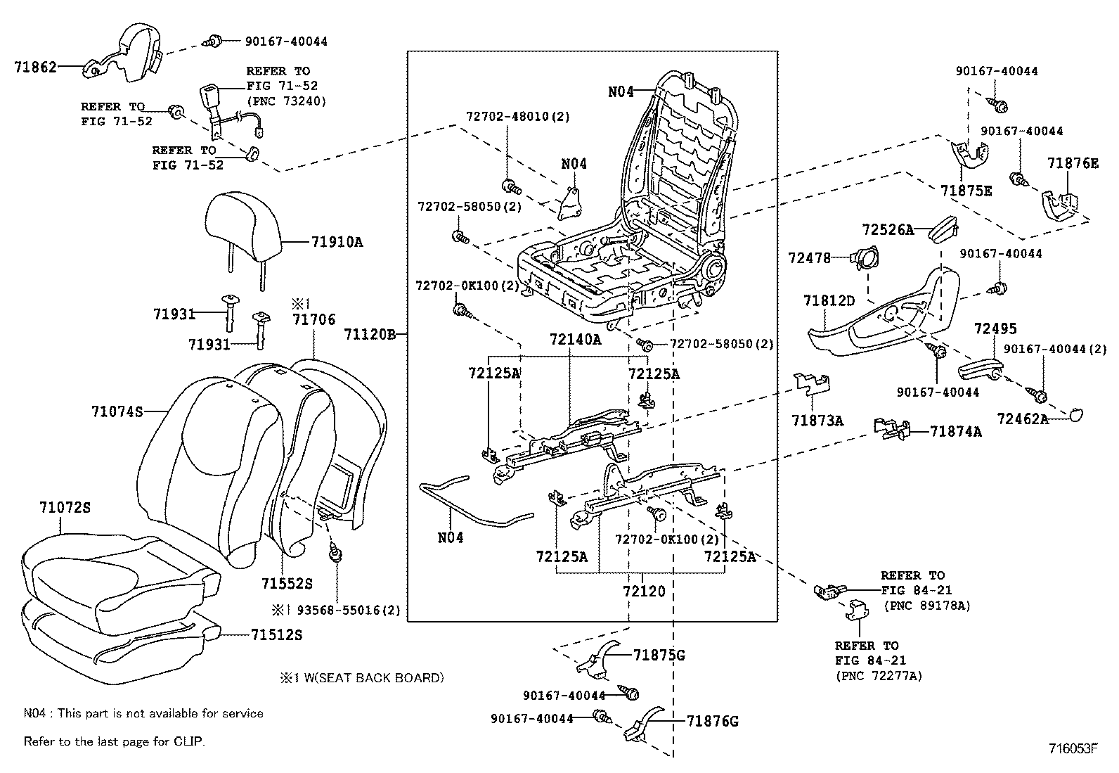  RAV4 |  SEAT SEAT TRACK