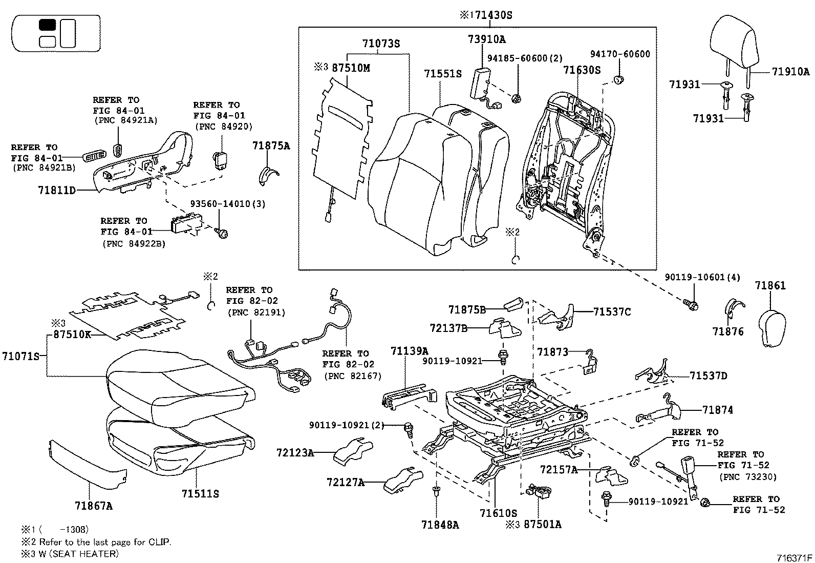  LAND CRUISER 150 |  SEAT SEAT TRACK