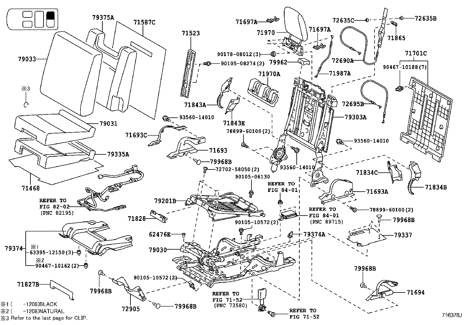  LAND CRUISER 150 |  SEAT SEAT TRACK