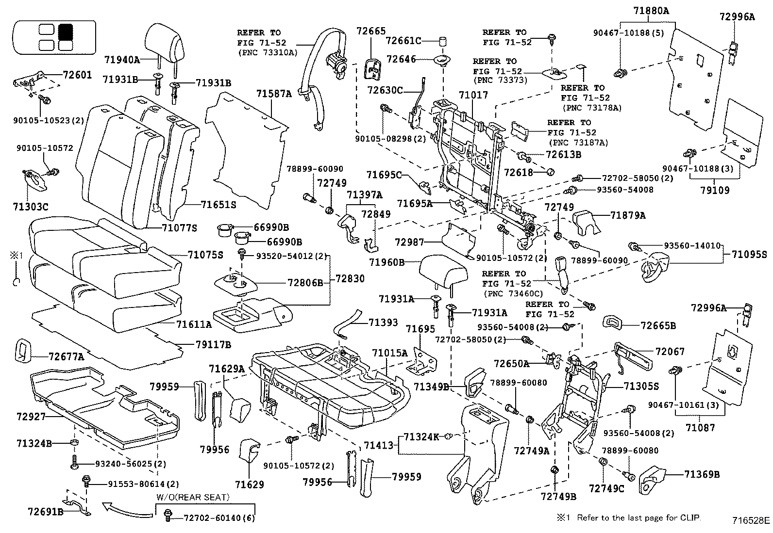  LAND CRUISER 150 |  SEAT SEAT TRACK