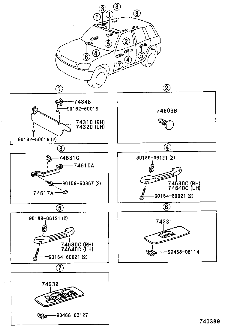  RAV4 |  ARMREST VISOR