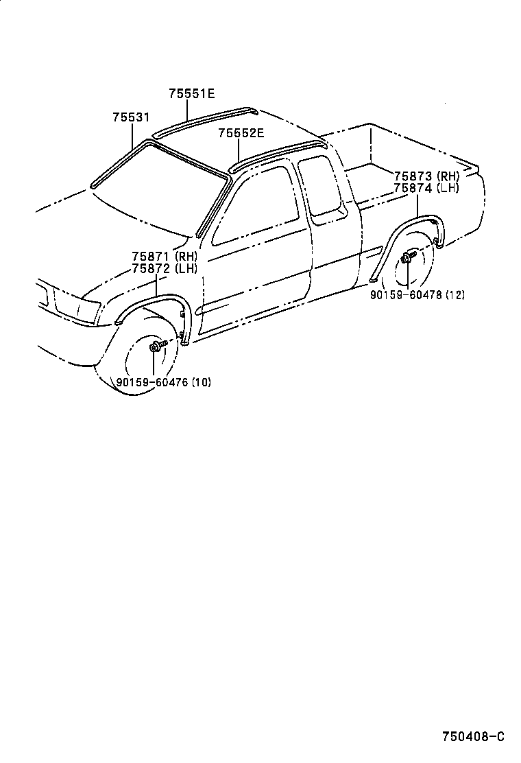  HILUX |  MOULDING