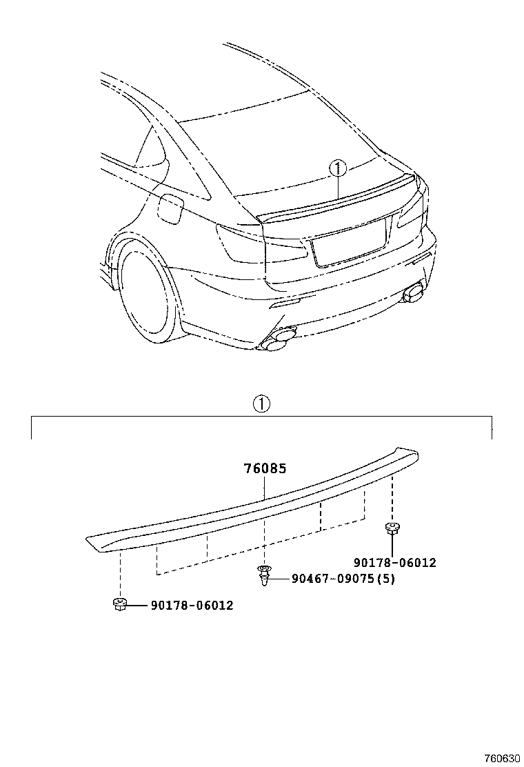  IS F |  MUDGUARD SPOILER