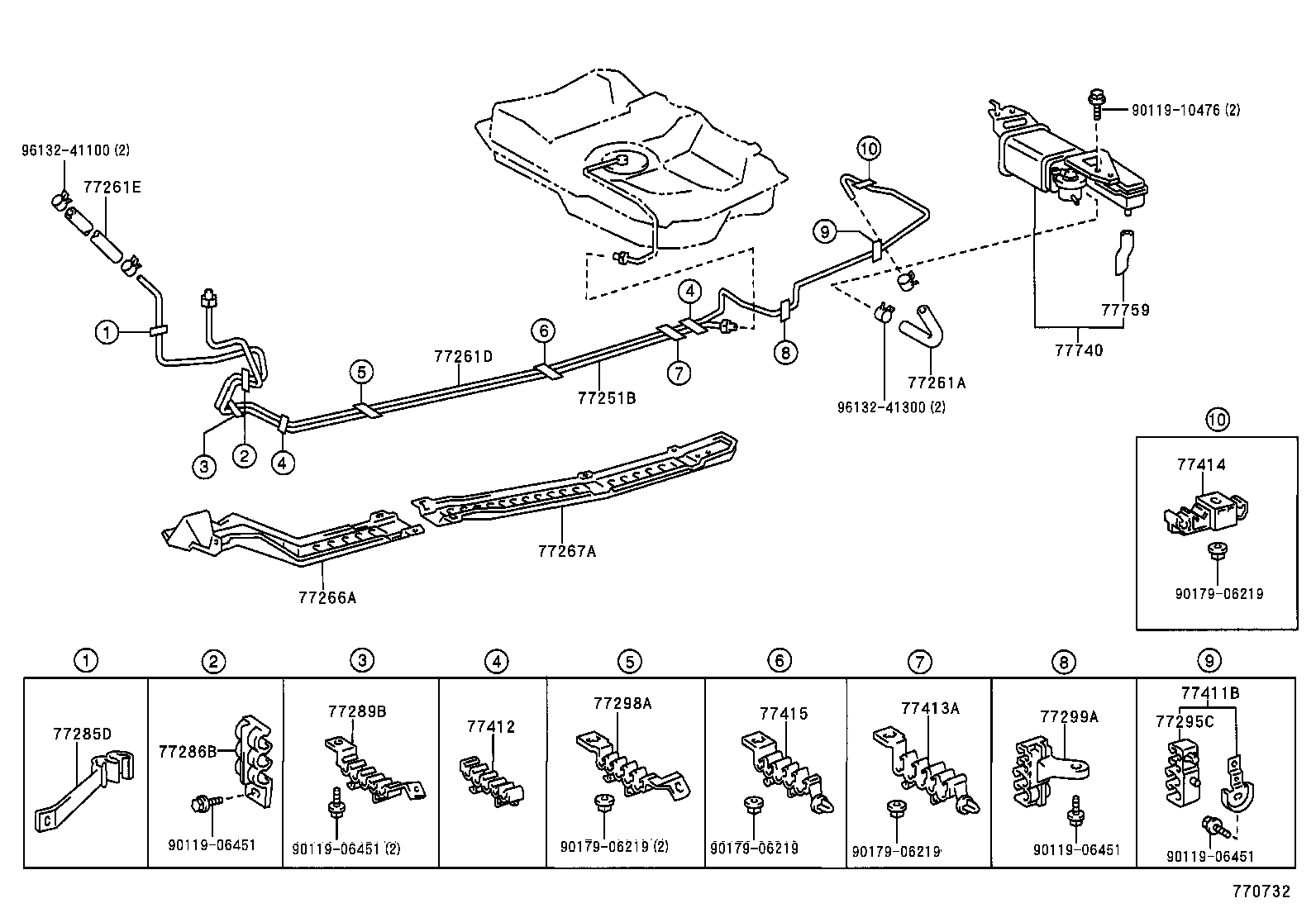  CAMRY |  FUEL TANK TUBE