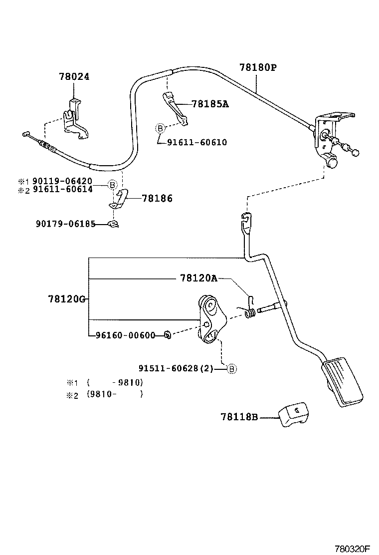  LAND CRUISER 100 |  ACCELERATOR LINK