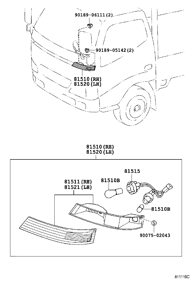  DYNA |  FRONT TURN SIGNAL LAMP