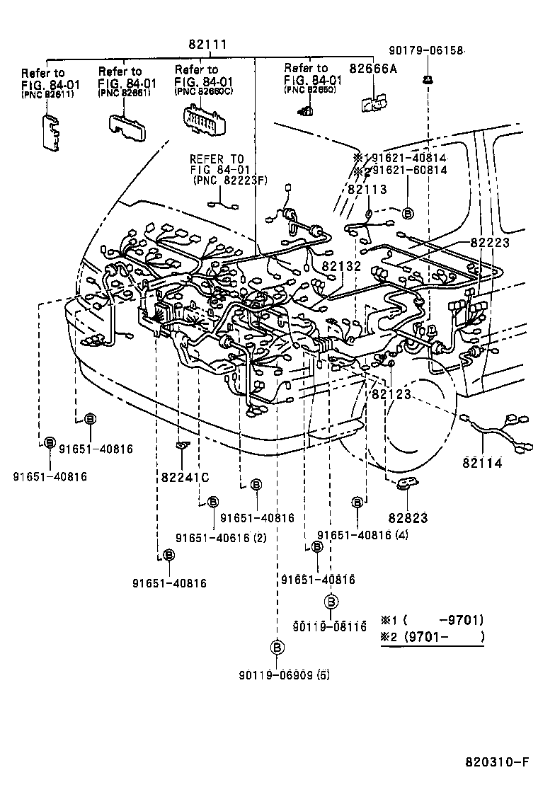  HIACE VAN COMUTER |  WIRING CLAMP