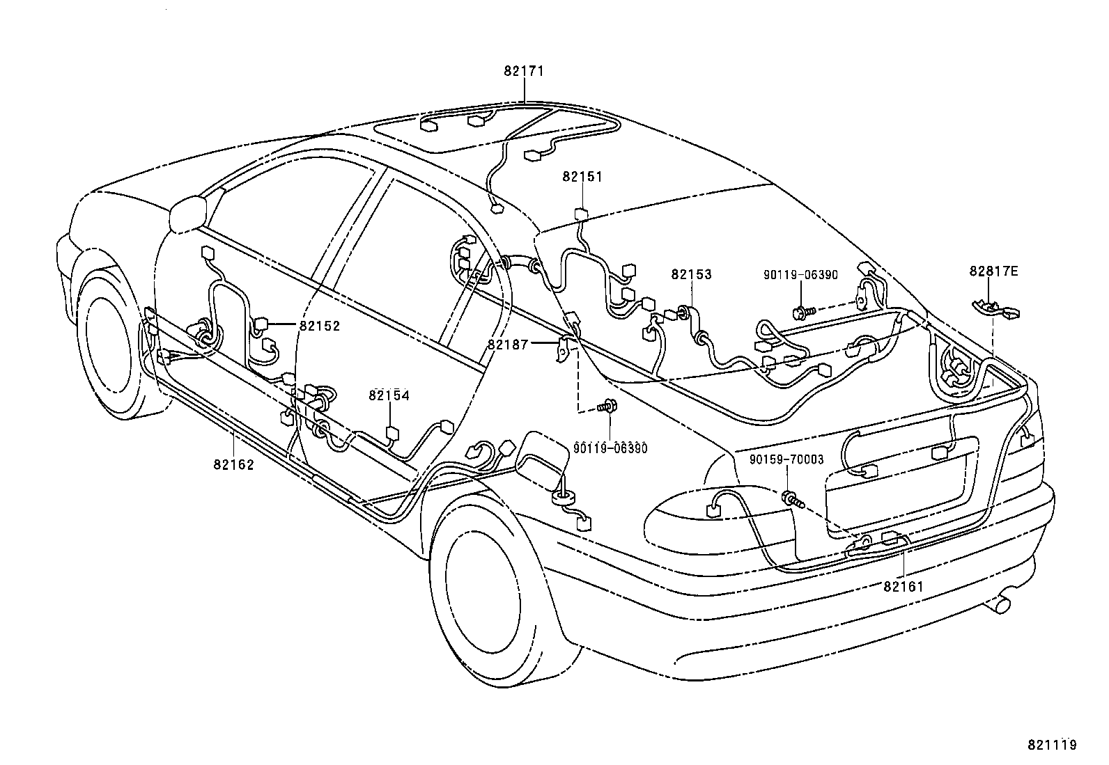  AVENSIS |  WIRING CLAMP