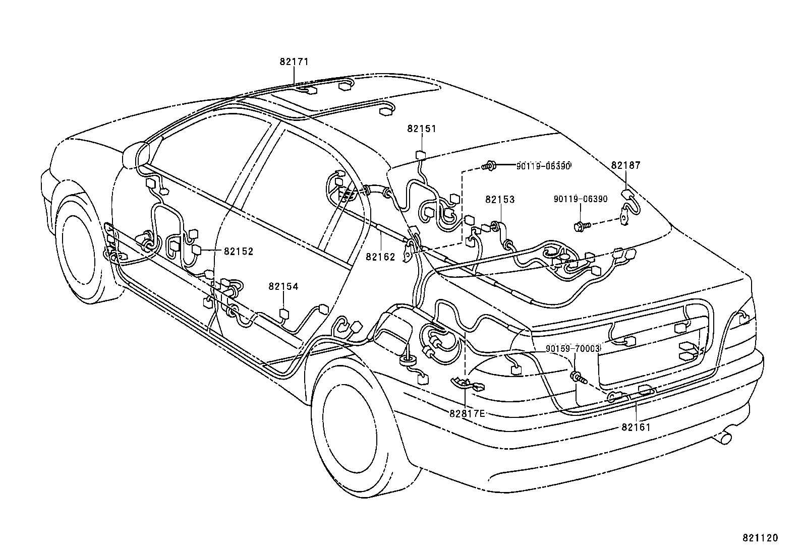  AVENSIS |  WIRING CLAMP