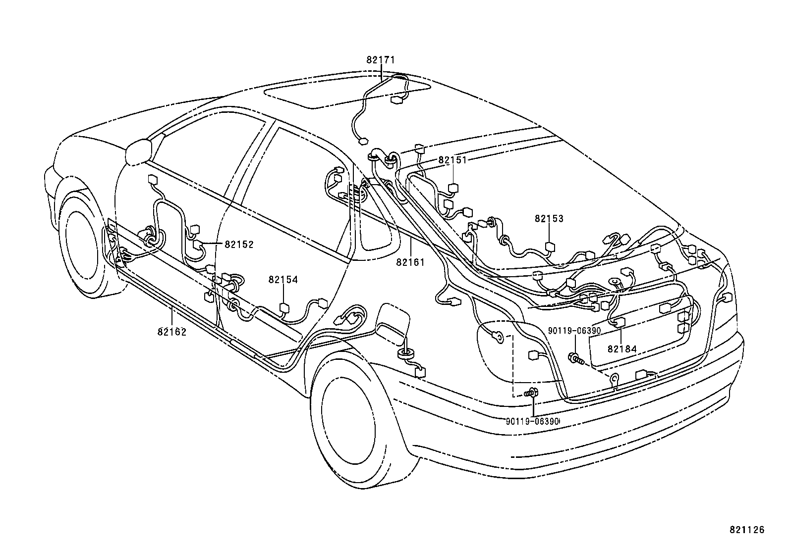  AVENSIS |  WIRING CLAMP