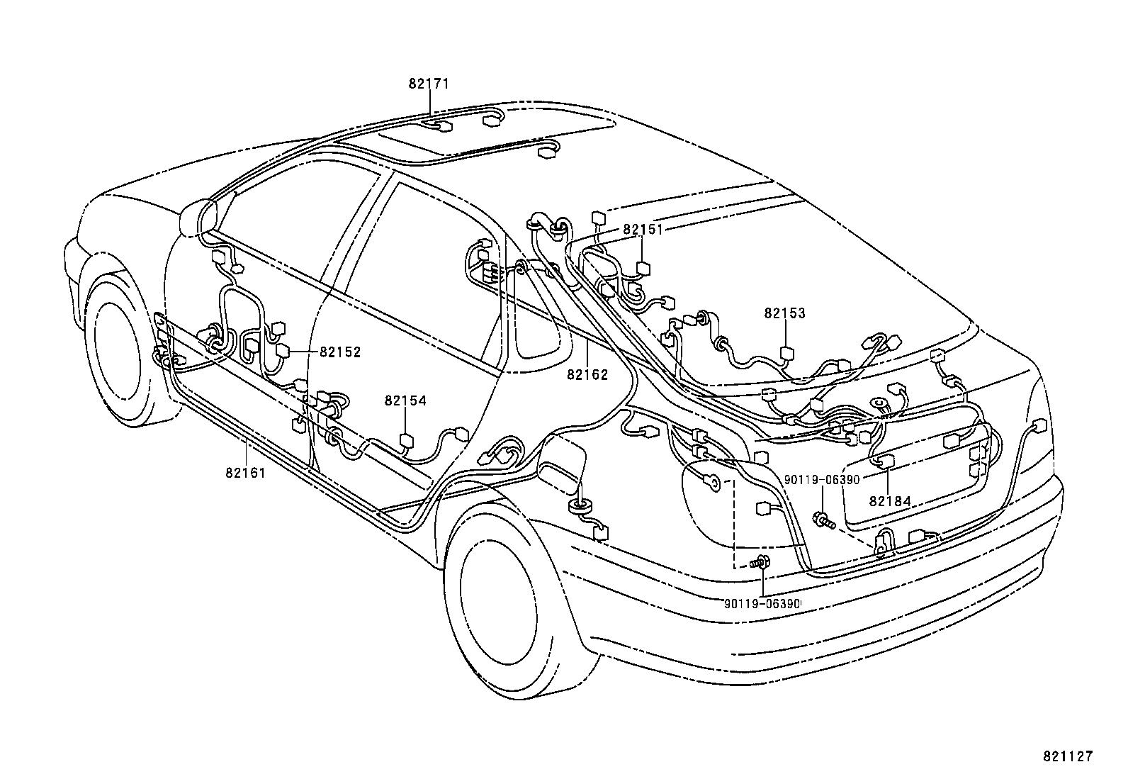  AVENSIS |  WIRING CLAMP